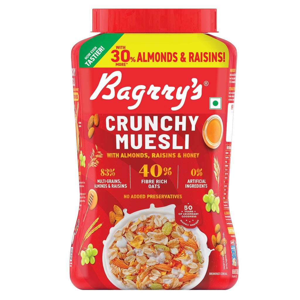 Bagrry's  Crunchy Muesli - Almonds, Raisins & Honey