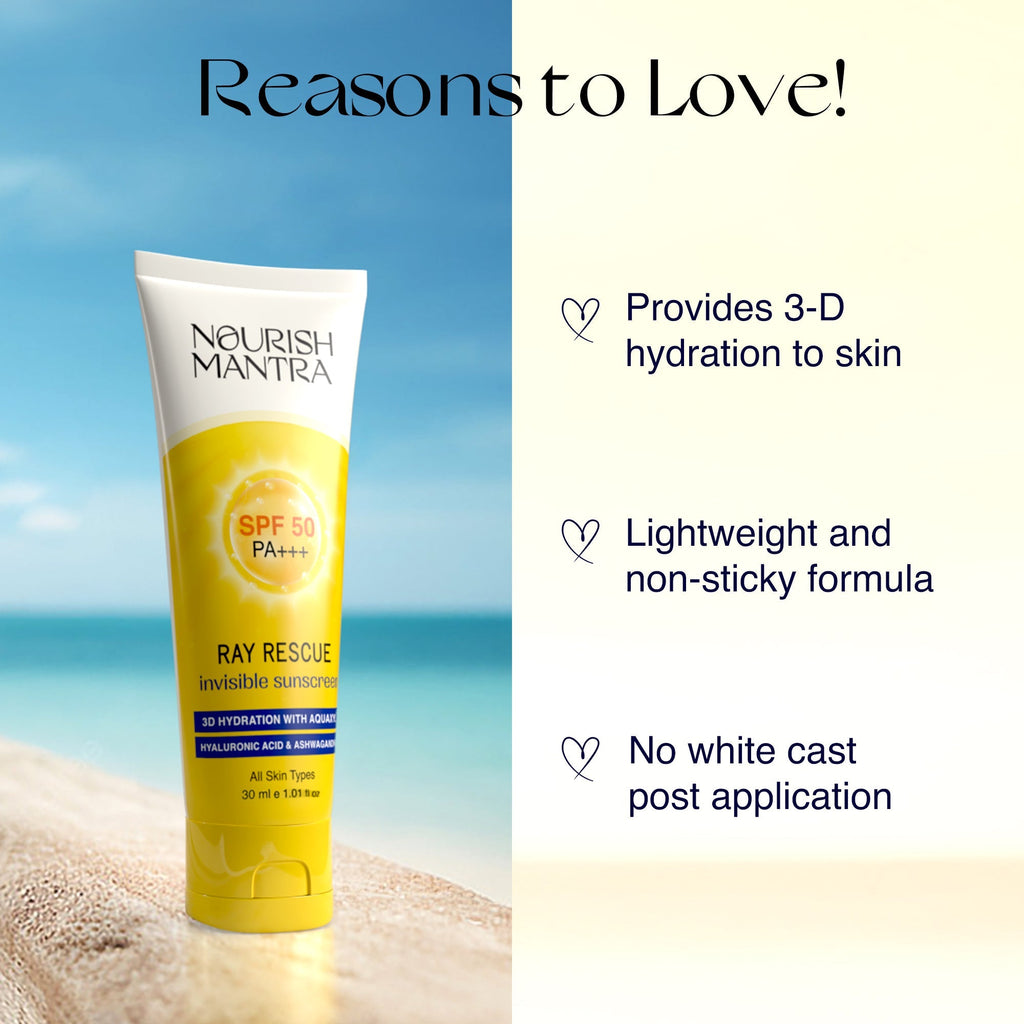 Nourish Mantra Ray Rescue Sunscreen - 30 ml