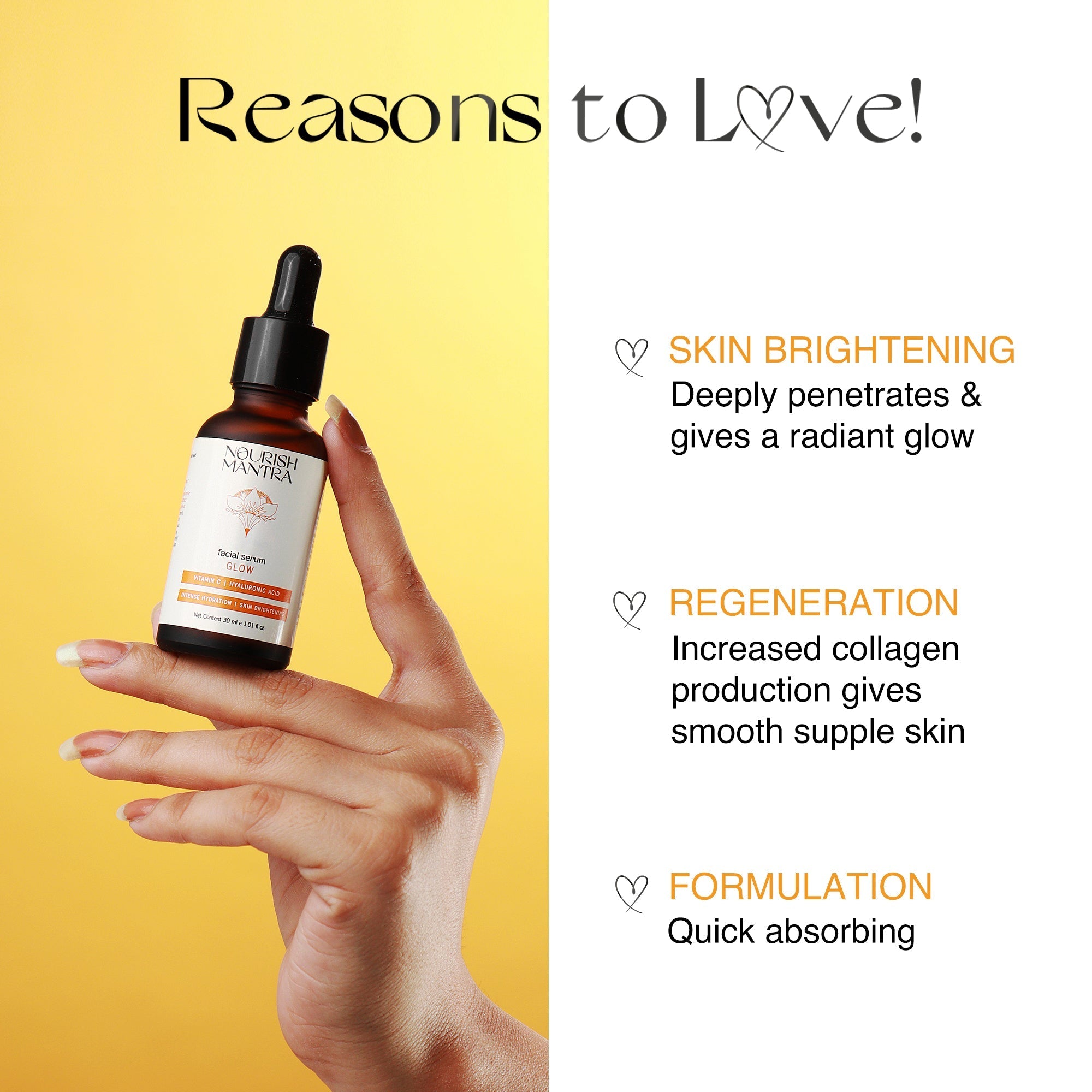 Nourish Mantra Radiant Glow Serum - 30 ml