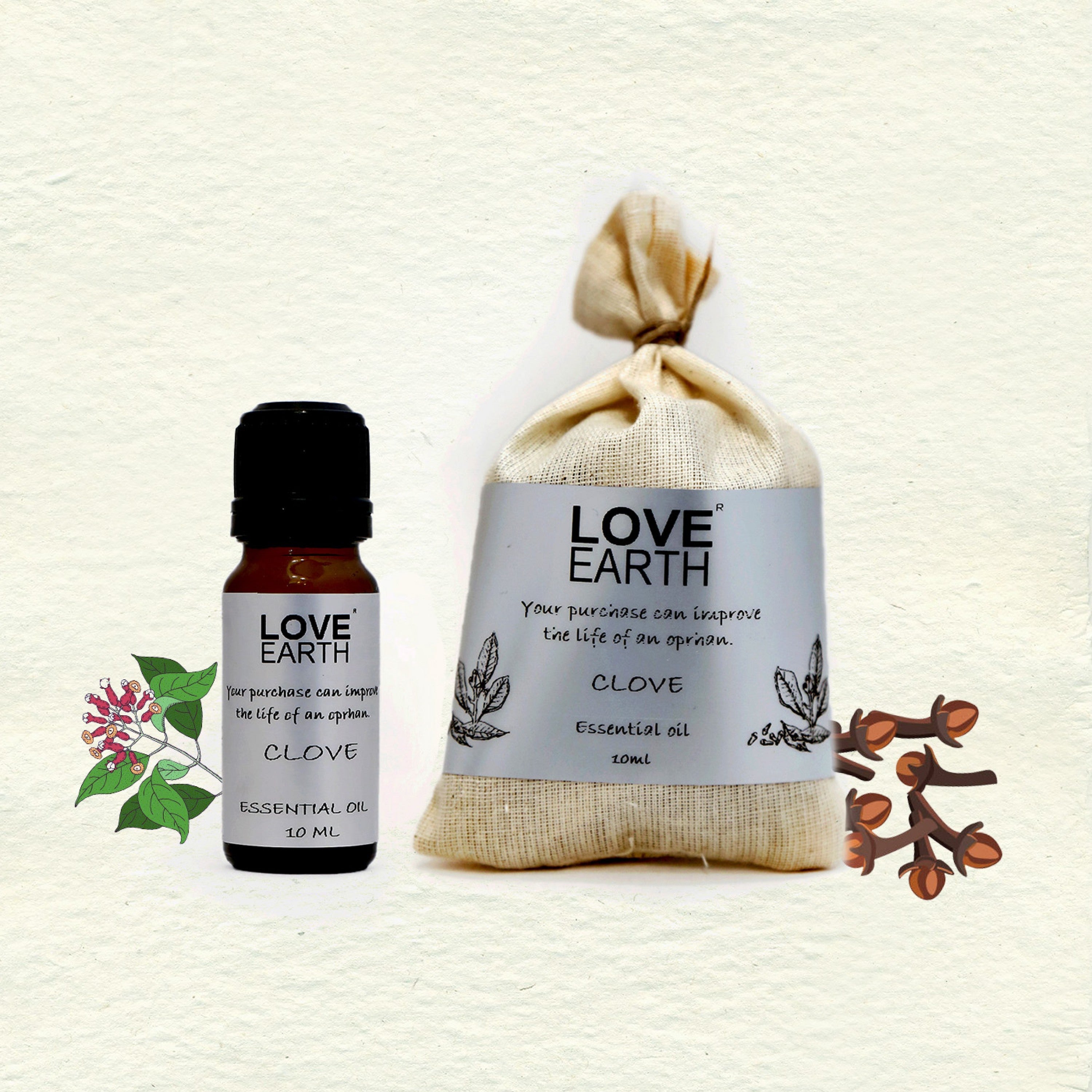Love Earth Clove Essential Oil - 10 ml