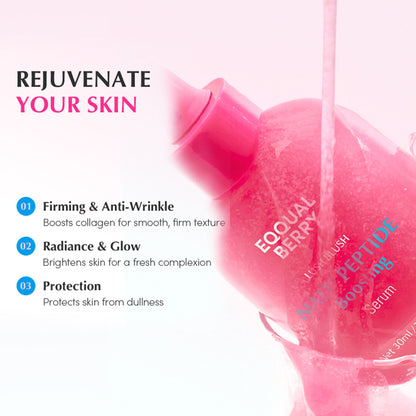Eqqualberry NAD+ Peptide Boosting Serum – Anti-Aging & Plumping Effect