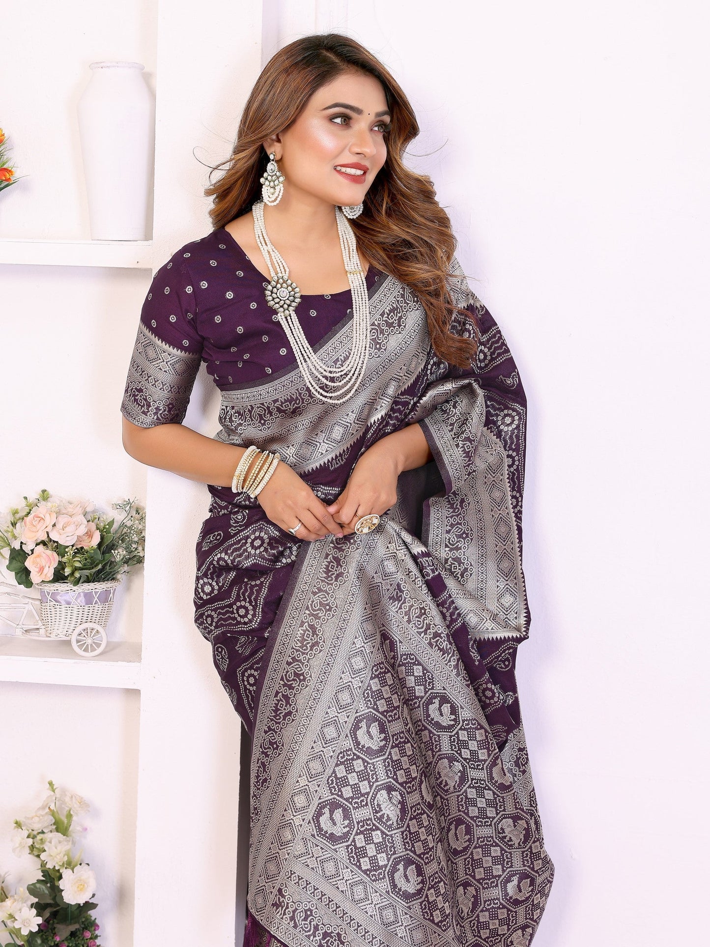 Anaita Premium Georgette Silk Saree