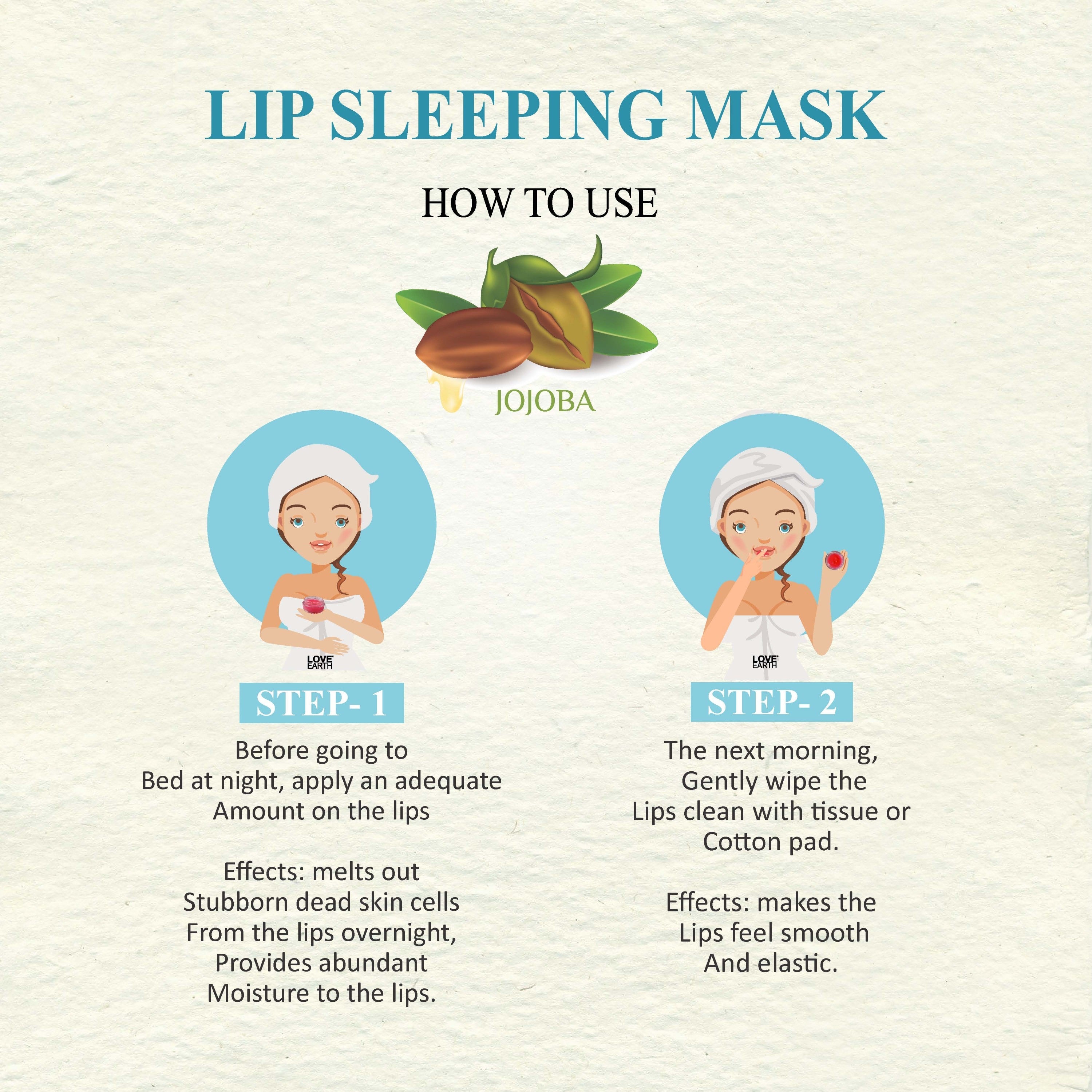 Love Earth Lip Sleeping Mask - 8 gms