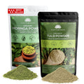 Saptamveda Organic Moringa Powder & Organic Tulsi Herbal Powder Combo