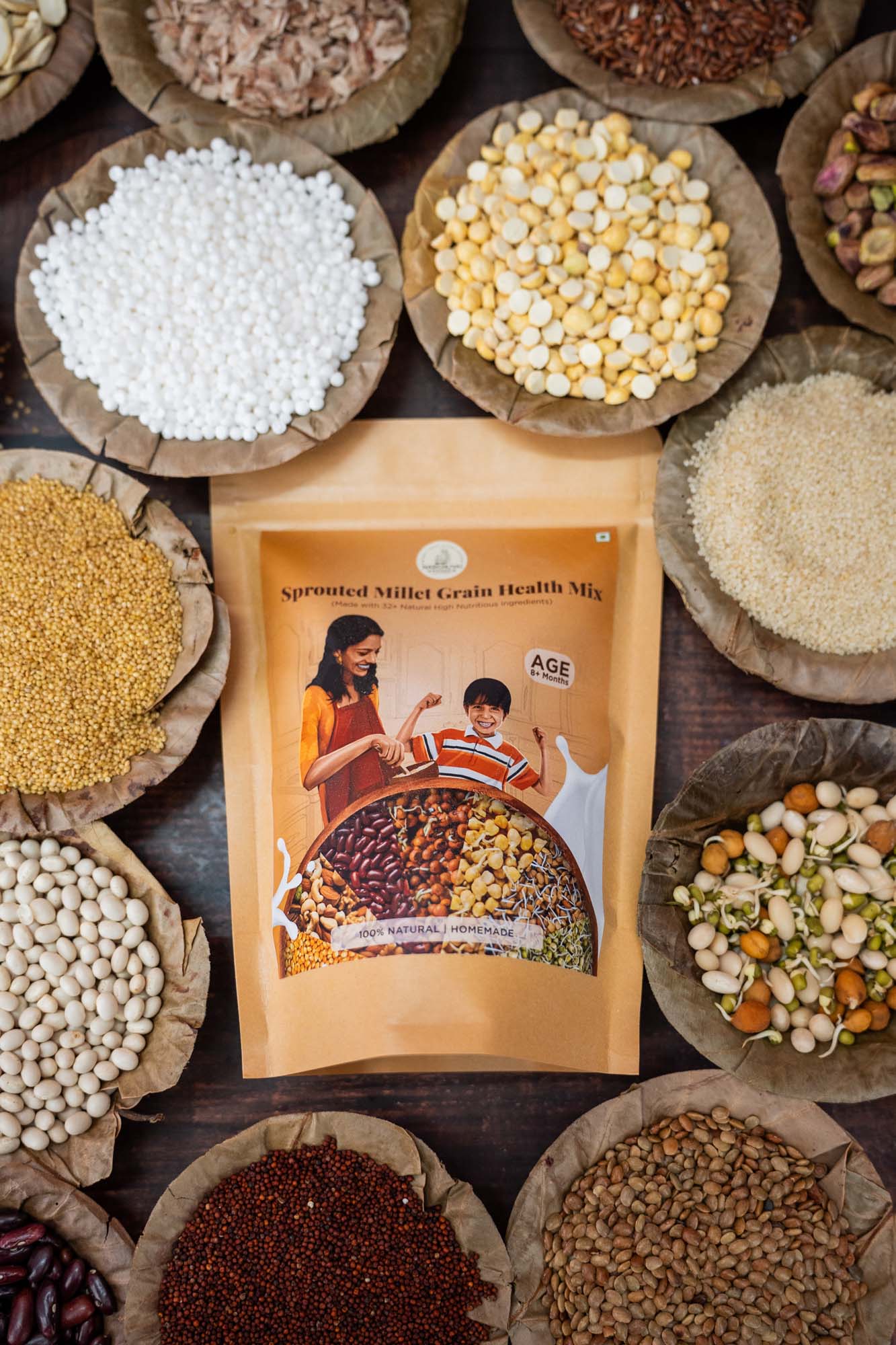 Narchuvai Foods Sprouted Millet Grain Health Mix