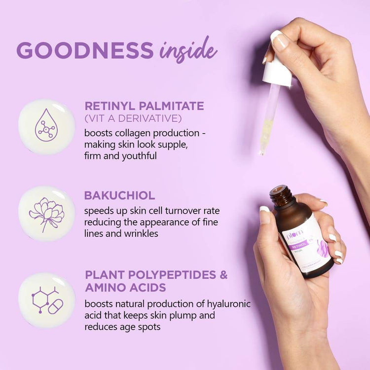 Plum 1% Retinol Face Serum with Bakuchiol Serum -20ml