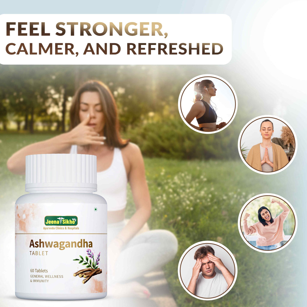 Jeena Sikho Ashwagandha Tablet - 60 Tablets