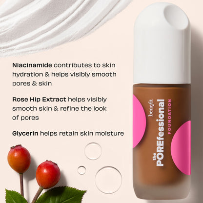 Benefit Cosmetics The Porefessional Foundation Smoothing & Blurring With Niacinamide - 19N Triumph
