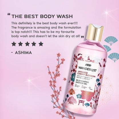 Wanderlust Shower Gels - Japanese Cherry Blossom