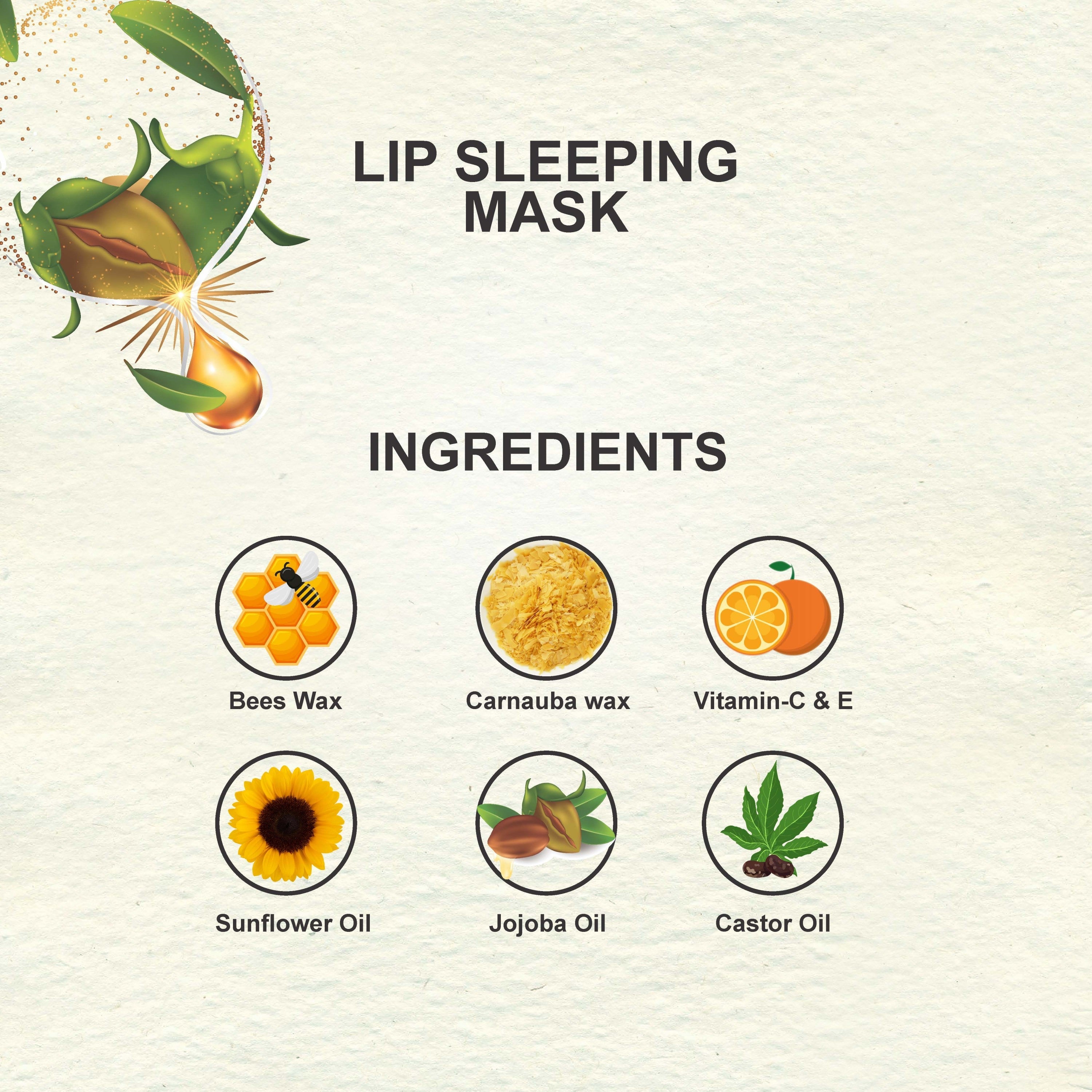 Love Earth Lip Sleeping Mask - 8 gms
