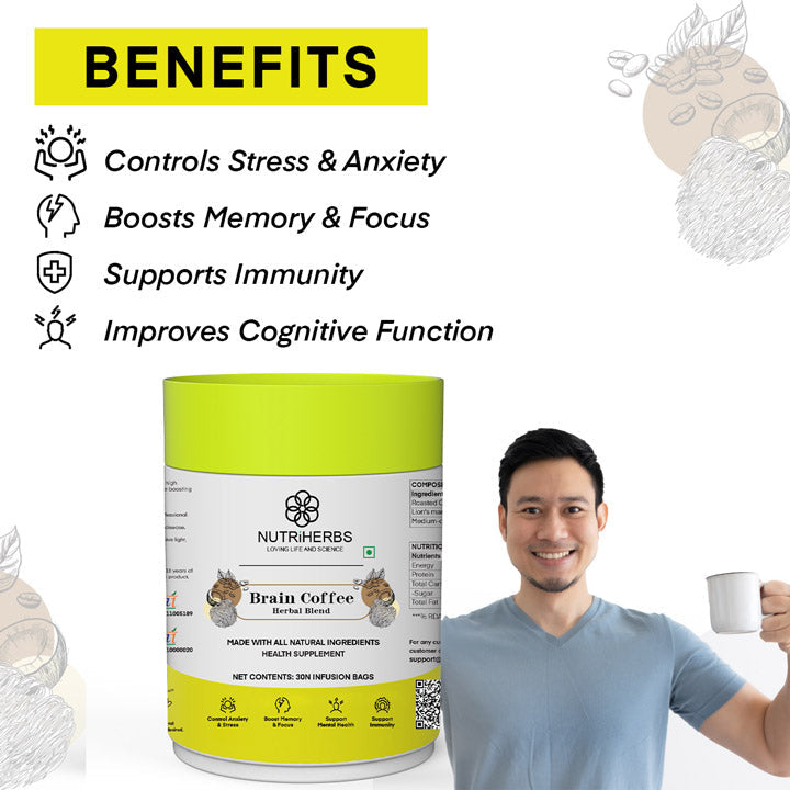 Nutriherbs Brain Coffee - 30 bags