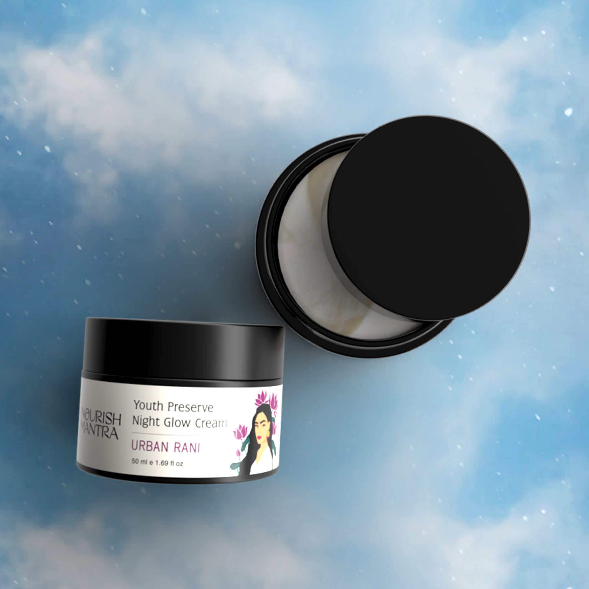 Nourish Mantra Youth Preserve Night Glow Cream Urban Rani - 50 ml
