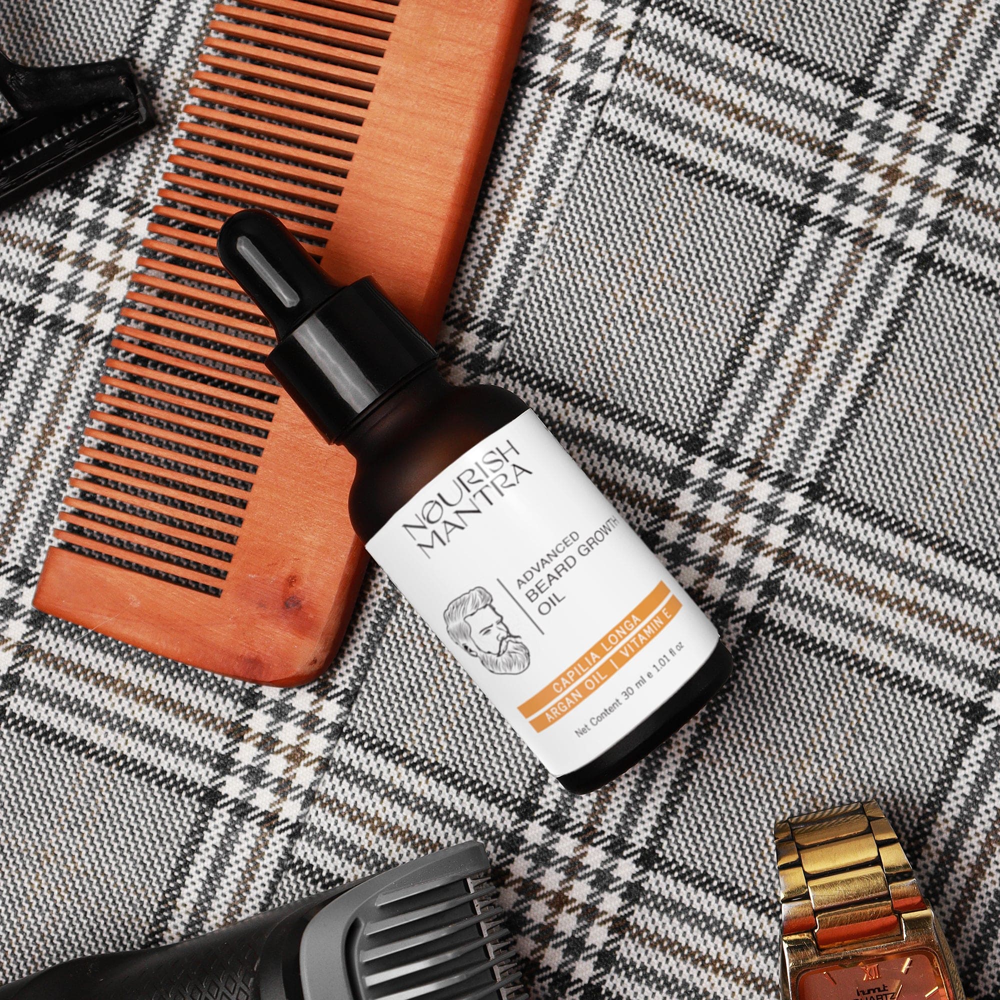 Nourish Mantra Advanced Beard Growth Oil - 30 ml