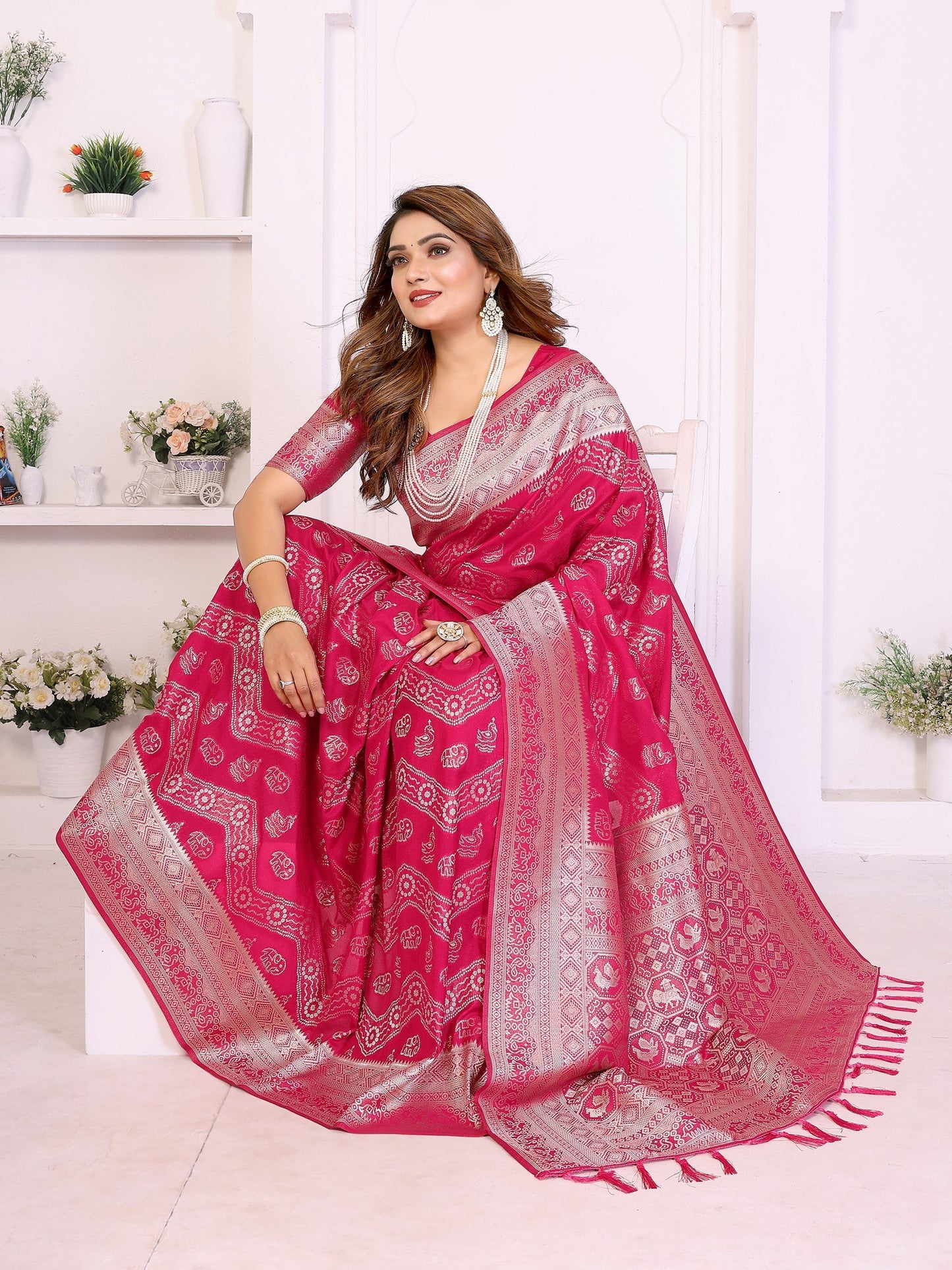 Anaita Premium Georgette Silk Saree