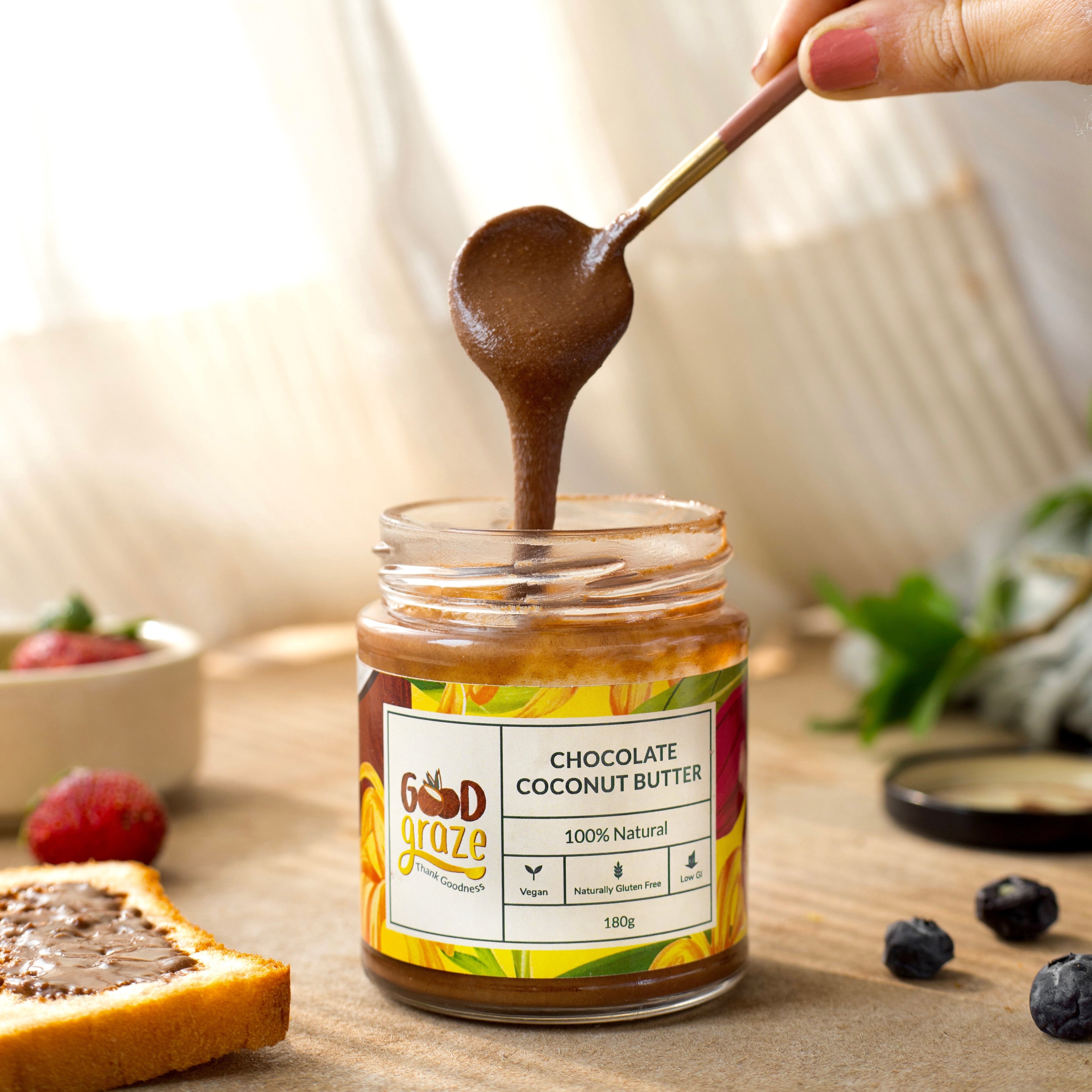Good Graze Chocolate Coconut Butter - 180gms