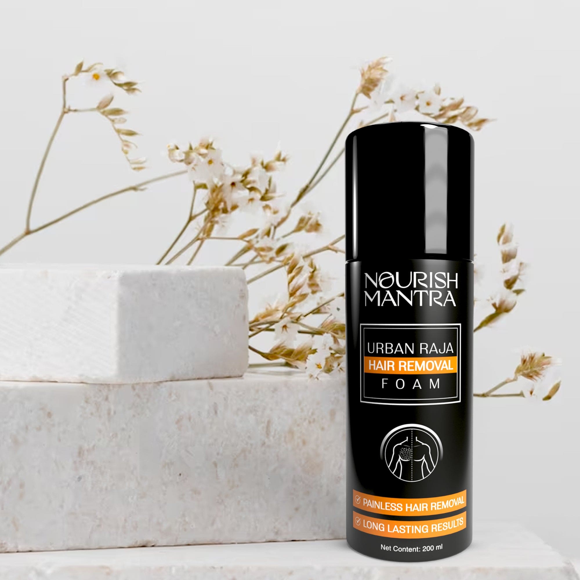 Nourish Mantra Urban Raja Hair Removal Foam - 200 ml