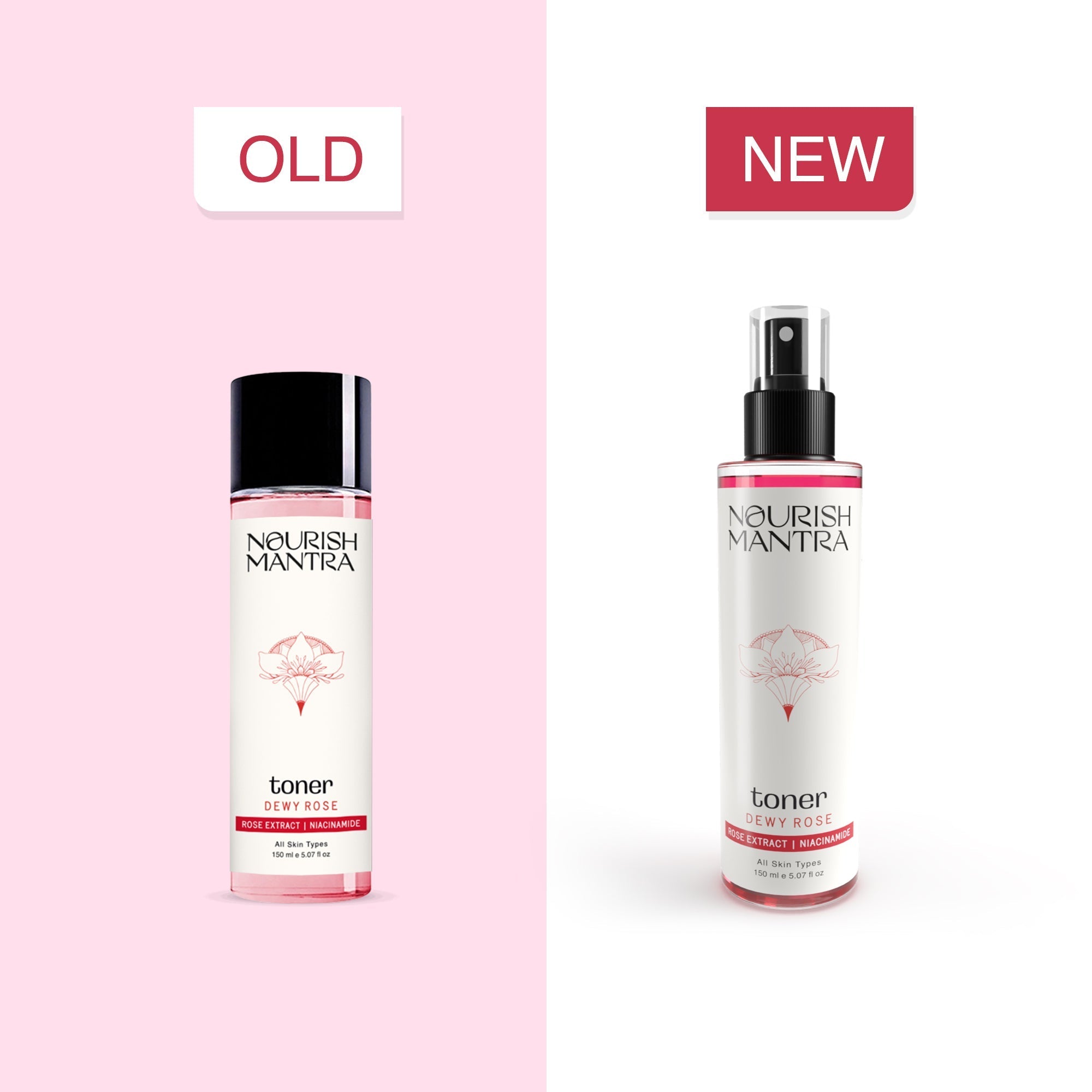Nourish Mantra Dewy Rose Face Toner - 150 ml