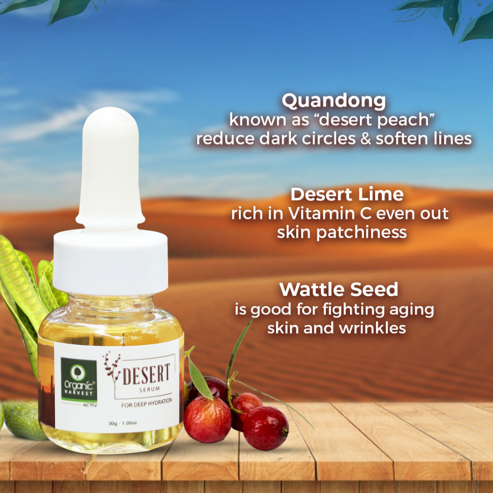 Organic Harvest Desert Serum For Deep Hydration - 30 ml