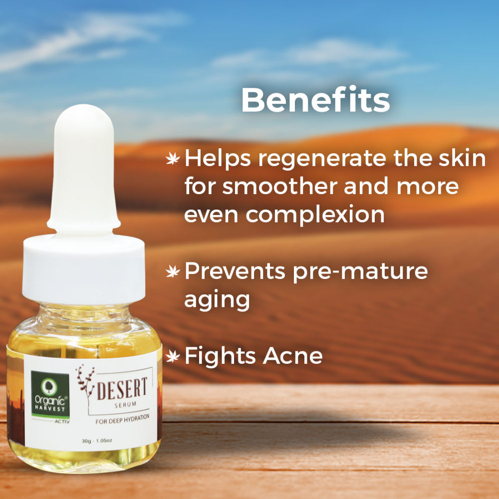 Organic Harvest Desert Serum For Deep Hydration - 30 ml