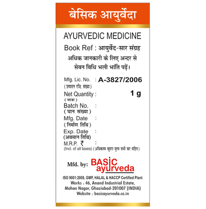 Basic Ayurveda Abhrak Bhasma Shastraputi