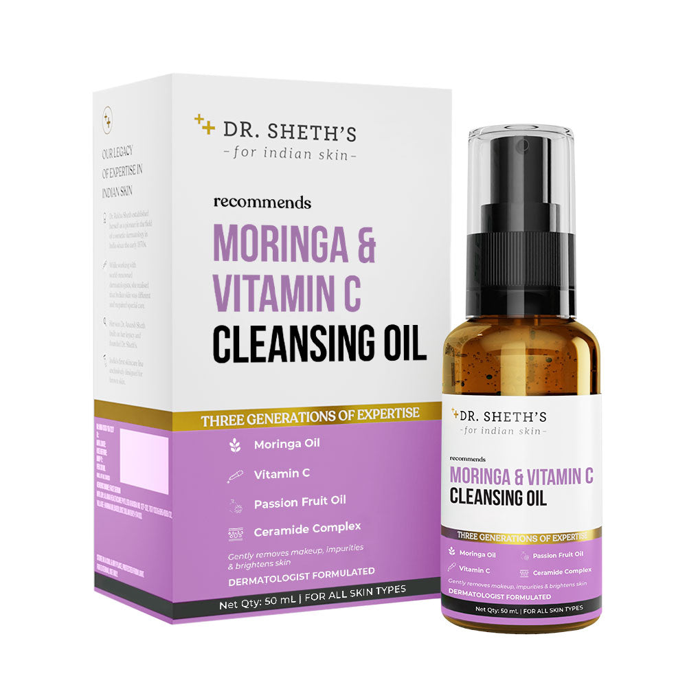 Dr. Sheth's Moringa & Vitamin C Cleansing Oil - 50 ml
