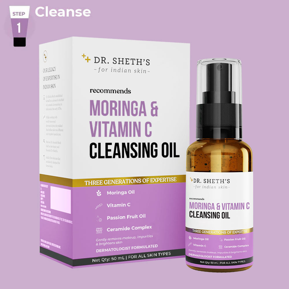 Dr. Sheth's Moringa & Vitamin C Cleansing Oil - 50 ml