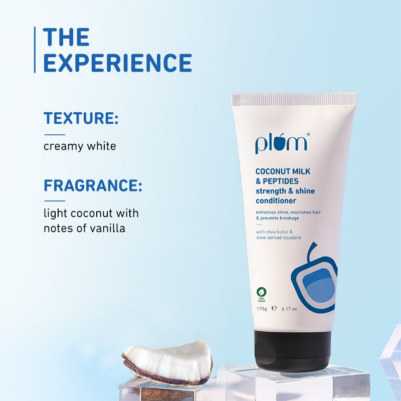 Plum Coconut Milk & Peptides Conditioner - 175 gms