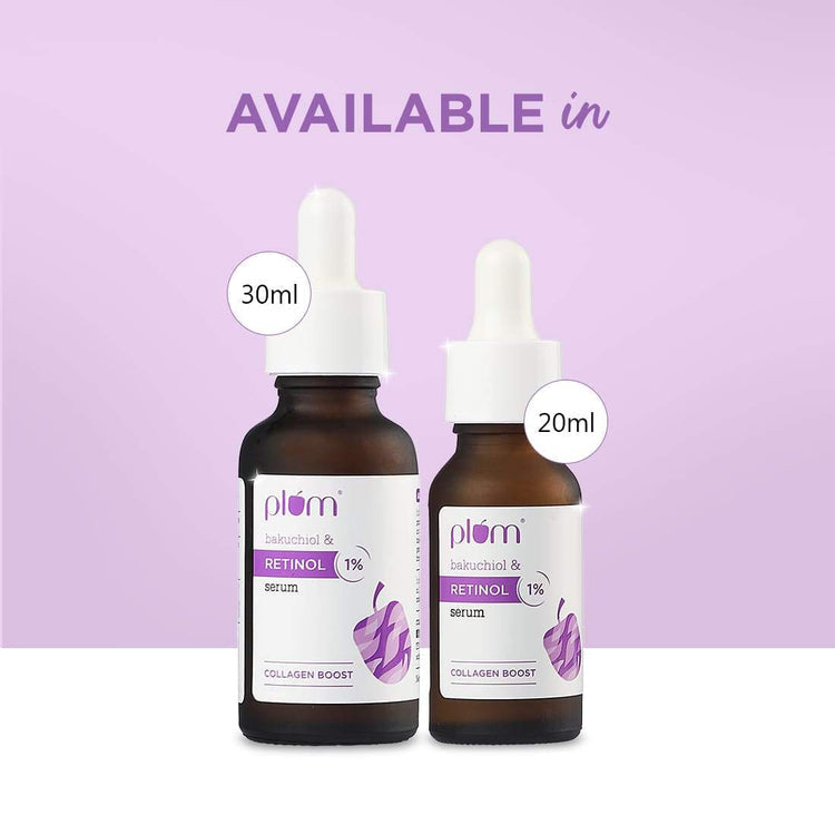 Plum 1% Retinol Face Serum with Bakuchiol Serum -20ml