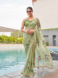 Tikhi Imli Floral Chiffon Saree