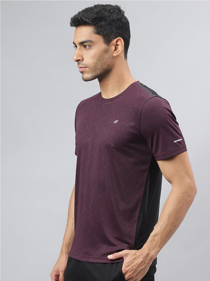 Alcis Drytech+ Anti-Static Slim-Fit Round Neck Running T-Shirt