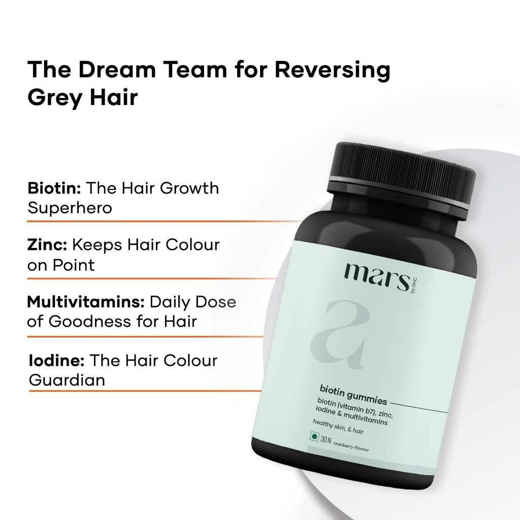 Mars by GHC Grey to Black Biotin Gummies - 30 gummies
