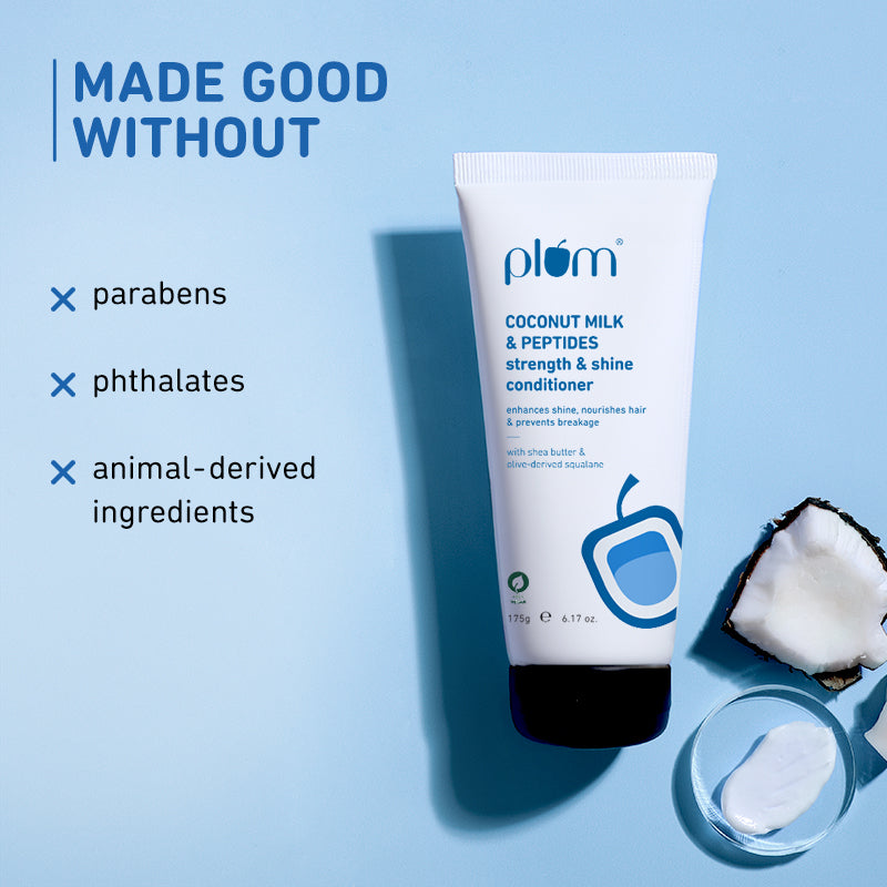 Plum Coconut Milk & Peptides Conditioner - 175 gms