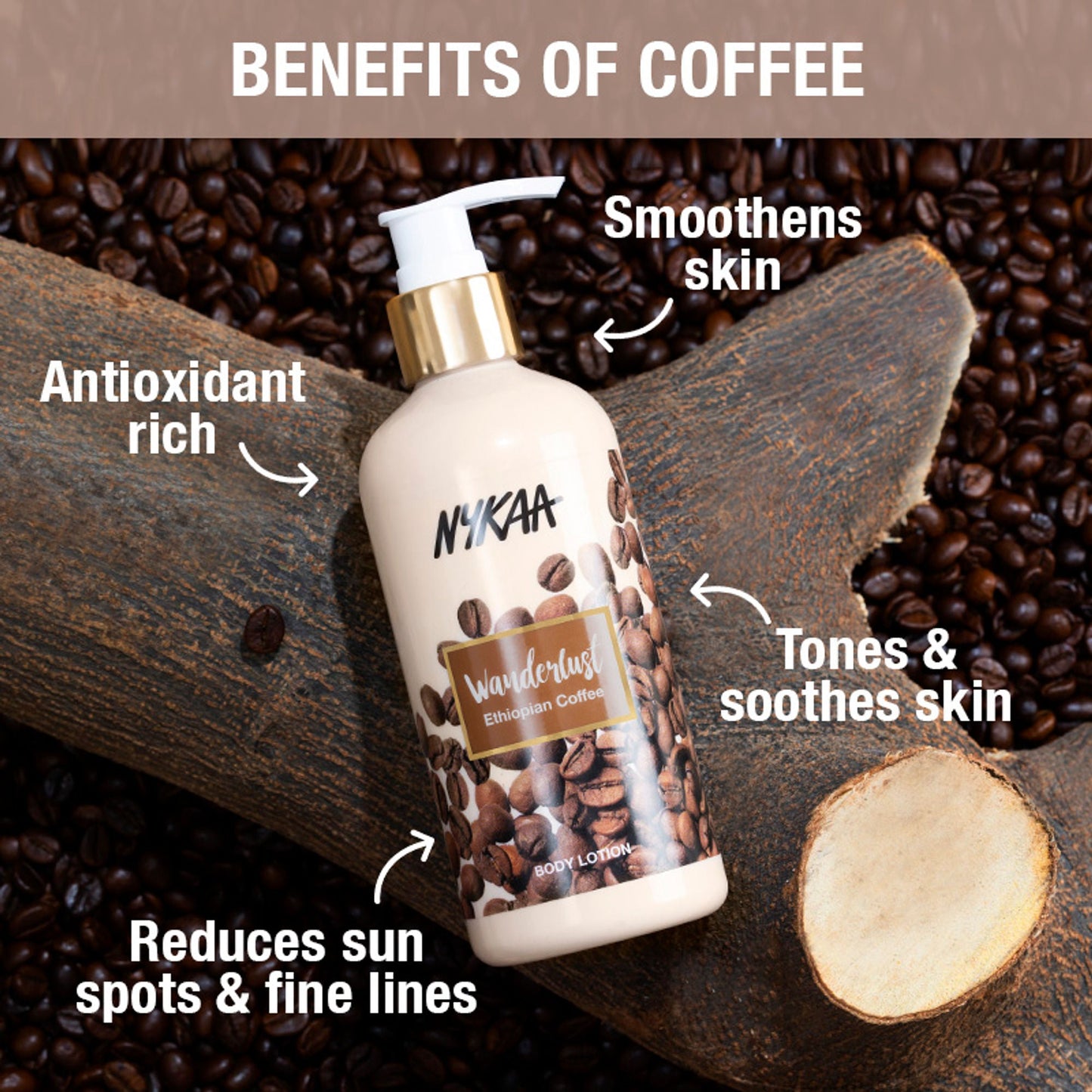 Wanderlust Moisturizing Body Lotion - Ethiopian Coffee