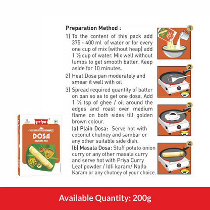 Priya Instant Dosa Mix