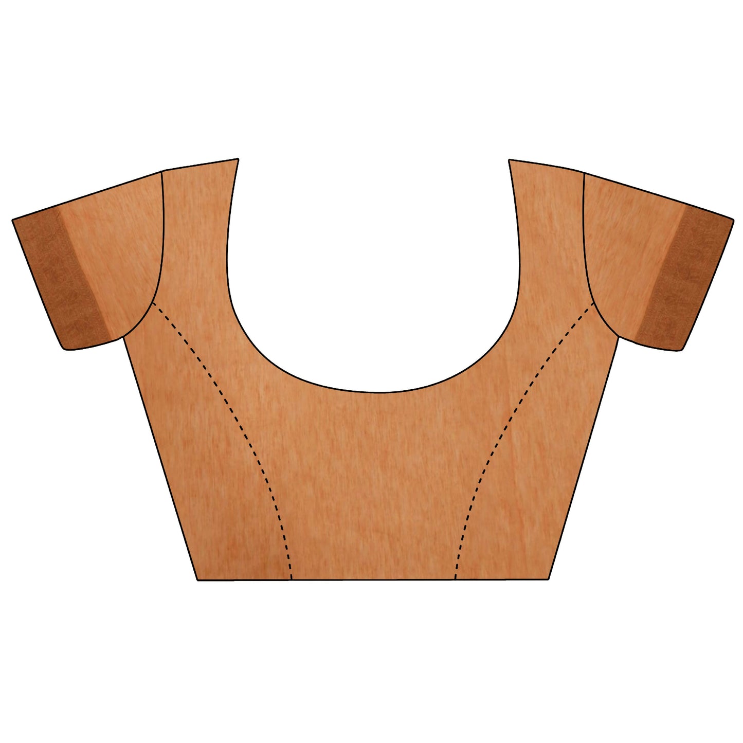 Joban Fashion Orange Floral & Paisley Linen Silk Banarasi Saree