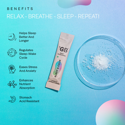 The Good Bug Sleep and Calm SuperGut Powder for Healthy Deep Sleep & Stress Relief 15 Days Pack