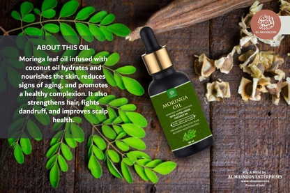 Al Masnoon Moringa Oil Infused with Extra Virgin Coconut Oil
