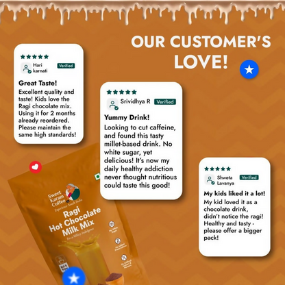 Sweet Karam Coffee Ragi Hot Chocolate Milk Mix