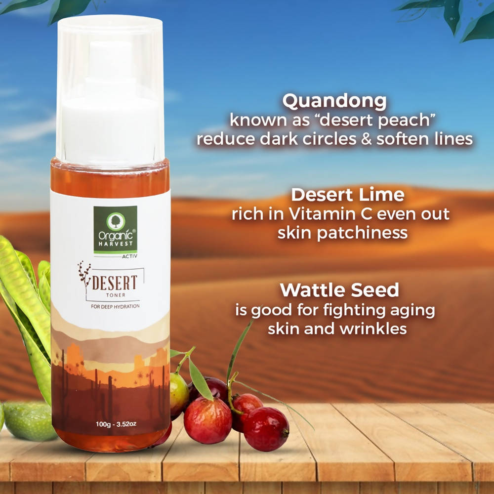 Organic Harvest Desert Toner For Deep Hydration - 100 ml