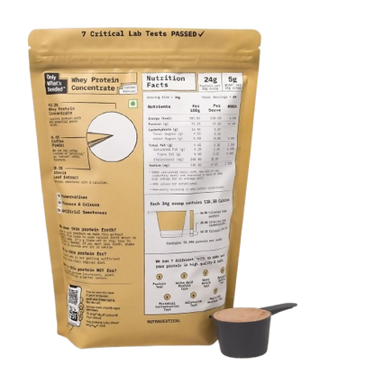 Only What's Needed 24g Whey Protein Concentrate Powder - Coffee