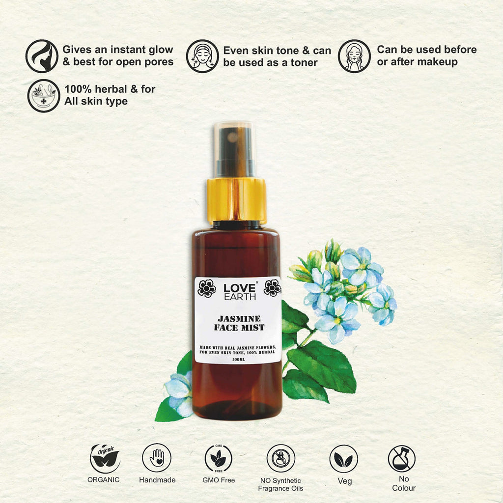 Love Earth Jasmine Face Mist - 100 ml