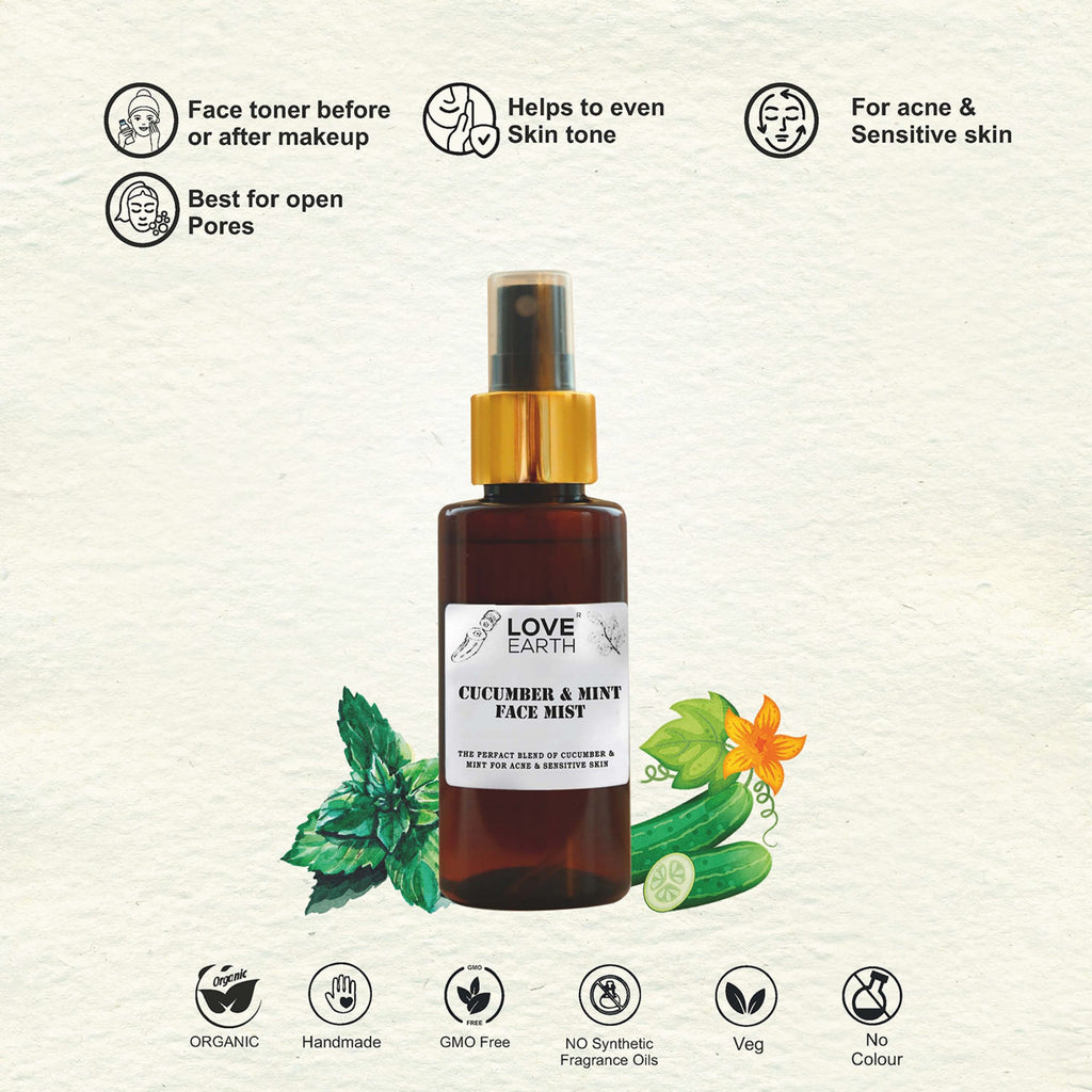Love Earth Cucumber Mint Mist - 100 ml