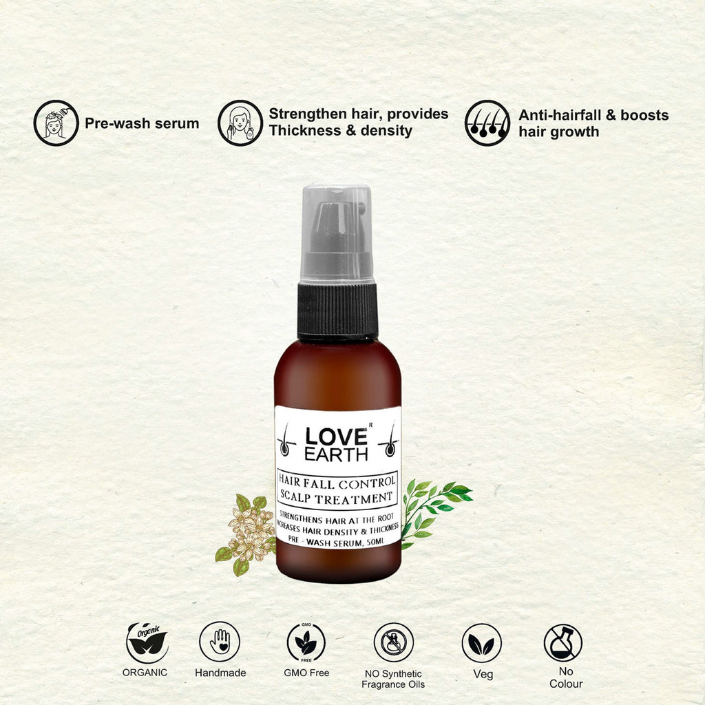 Love Earth Hair Fall Control Scalp Treatment - 50 ml