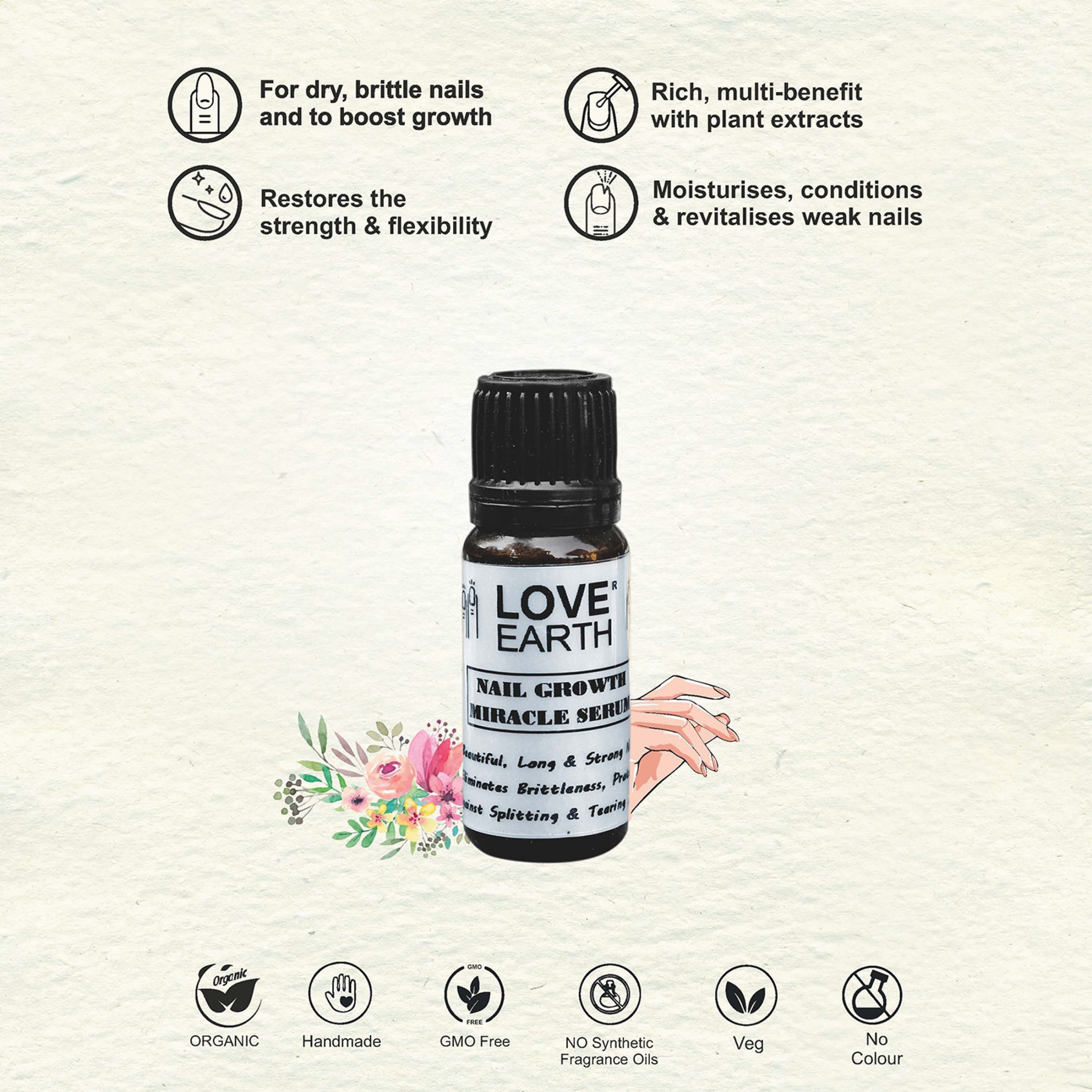 Love Earth Nail Growth Miracle Serum - 10ml