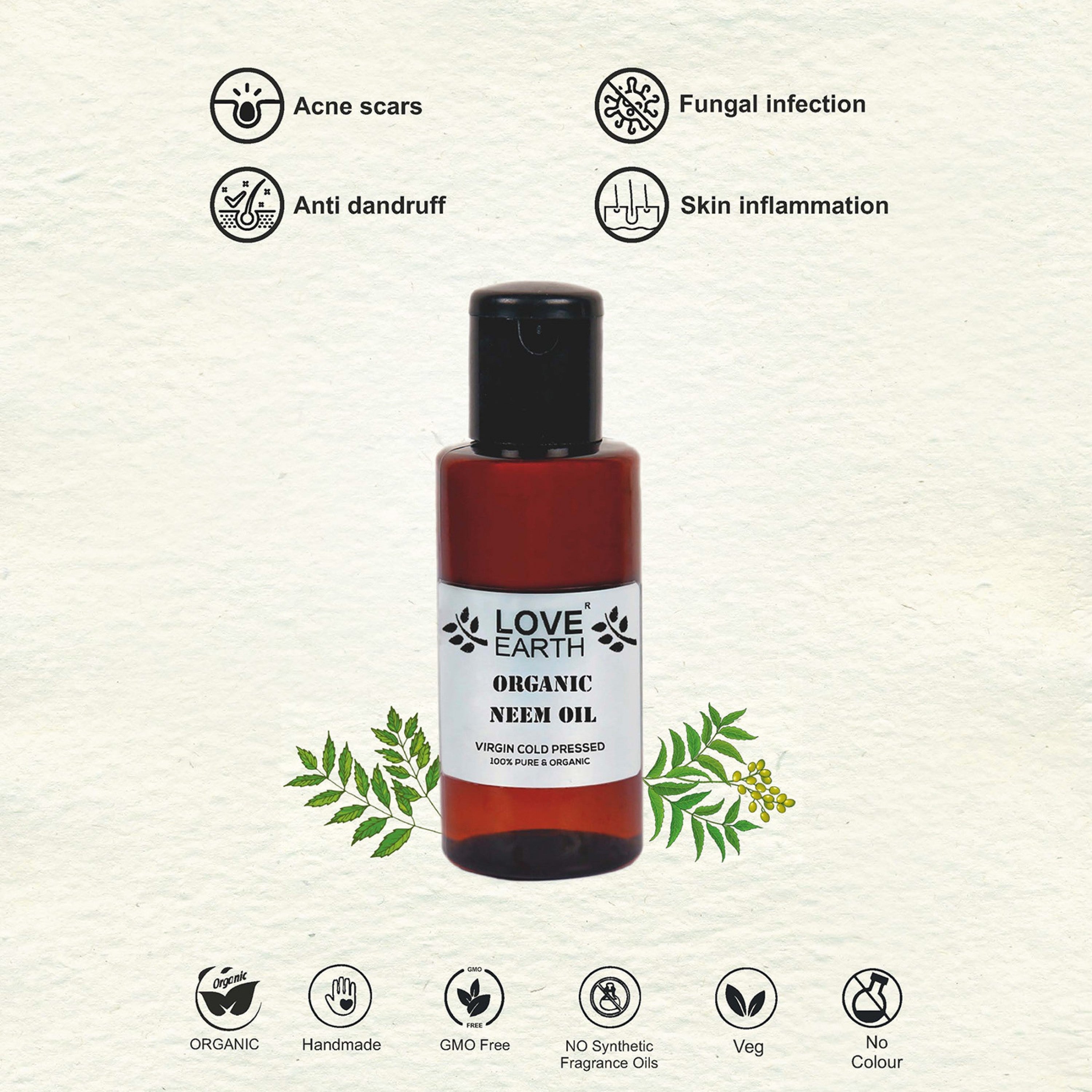 Love Earth Organic Neem Oil - 100 ml