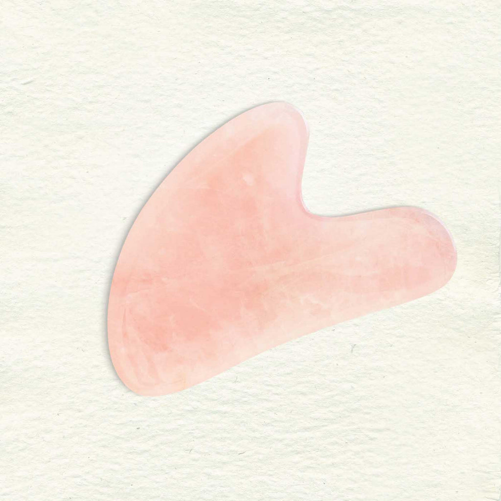 Love Earth Rose Quartz Gua Sha Face Roller