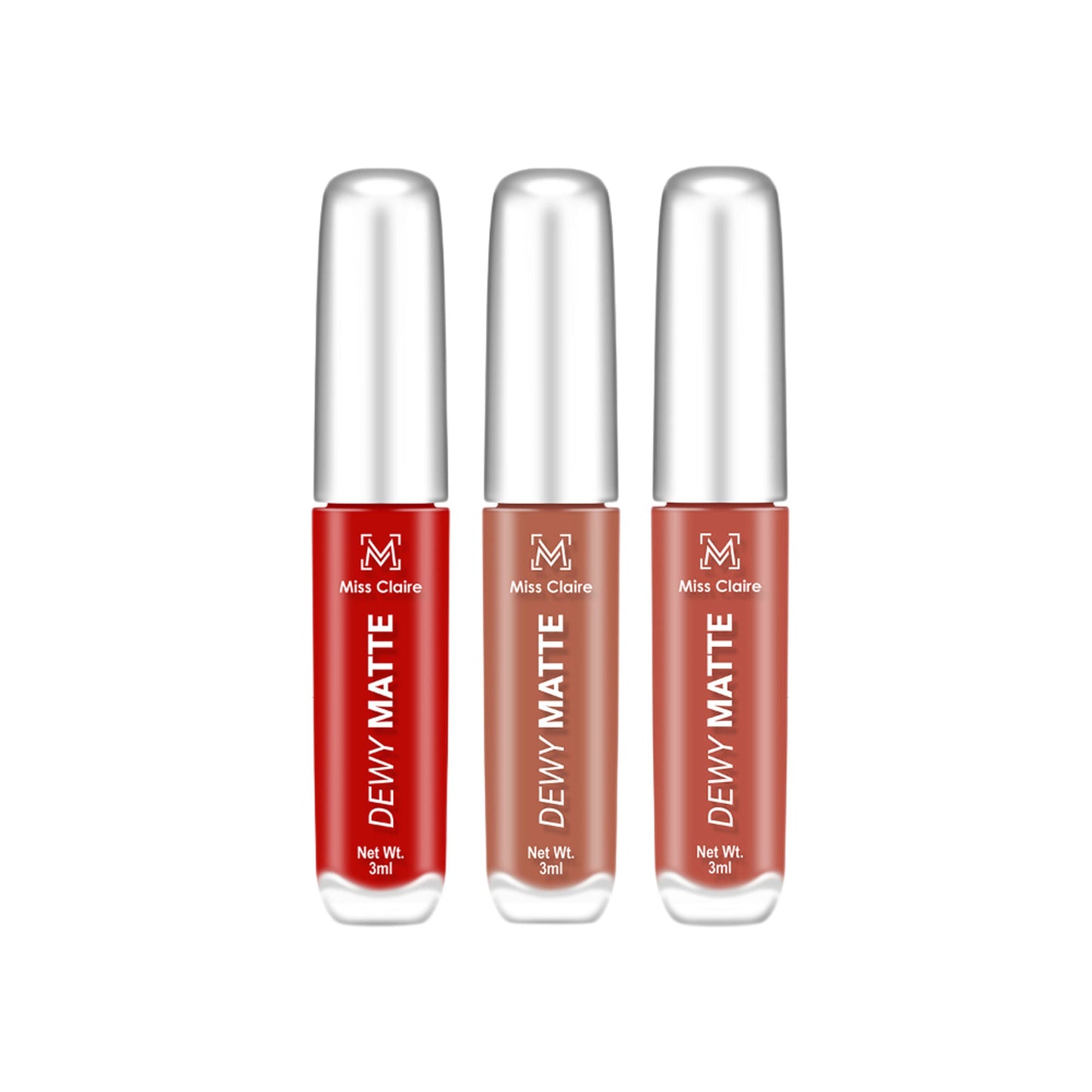 Miss Claire Dewy Matte Lip Combo Set - Signature