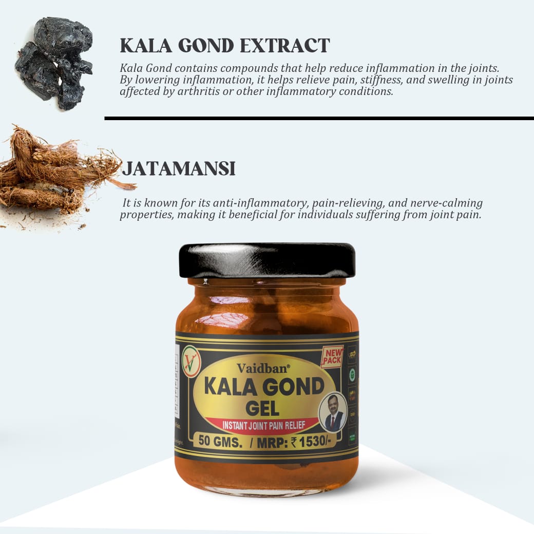 Vaidban Kala Gond Gel  - 50 gms