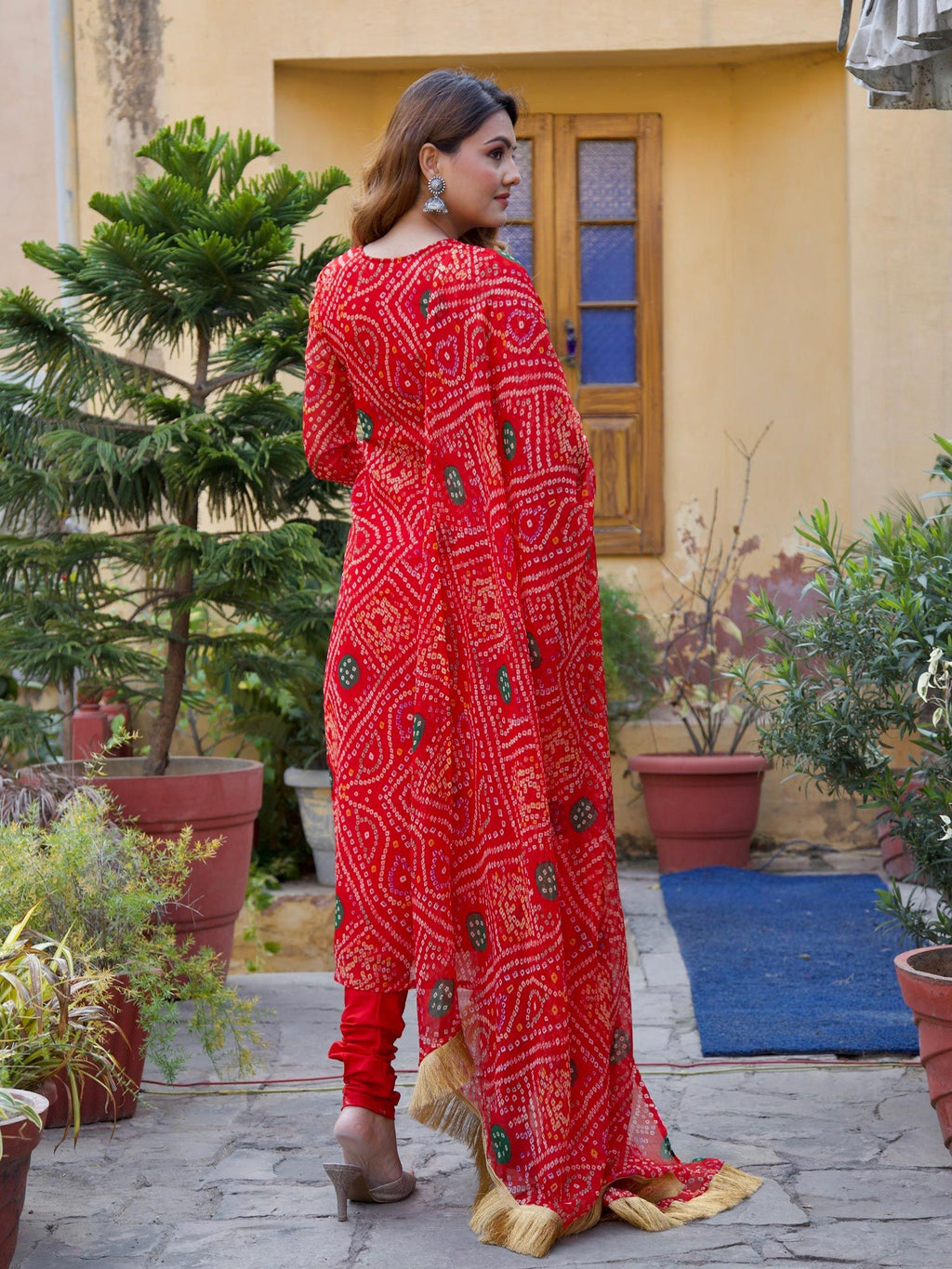 ONEWE INDIA Raas Bandhani Set (Set of 3)