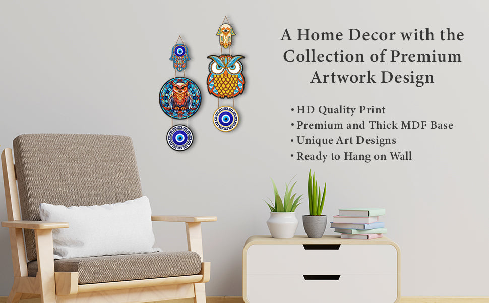 Attractive Design Wooden Wall Hanging (WH_8502N)